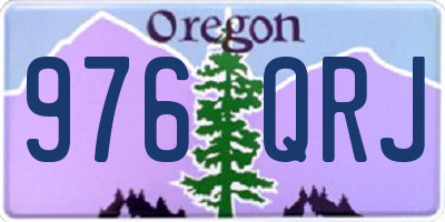 OR license plate 976QRJ