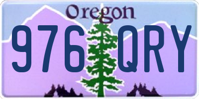 OR license plate 976QRY