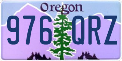 OR license plate 976QRZ
