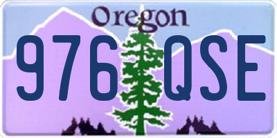 OR license plate 976QSE