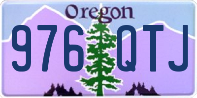 OR license plate 976QTJ