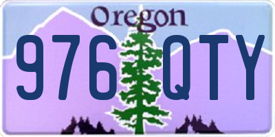 OR license plate 976QTY