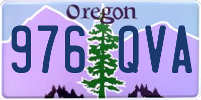 OR license plate 976QVA