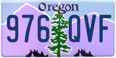 OR license plate 976QVF