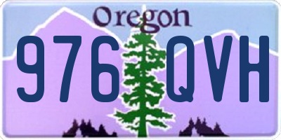 OR license plate 976QVH