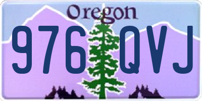 OR license plate 976QVJ