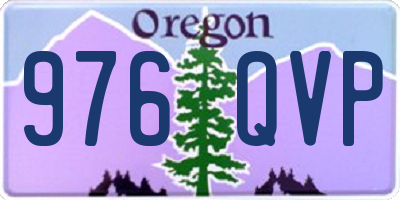 OR license plate 976QVP