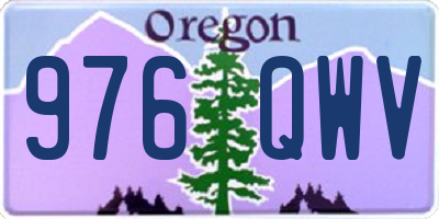 OR license plate 976QWV