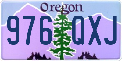 OR license plate 976QXJ