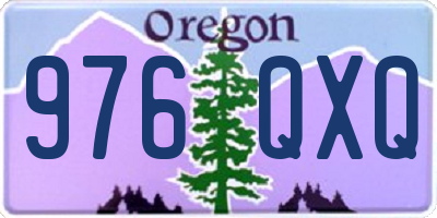 OR license plate 976QXQ