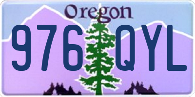 OR license plate 976QYL