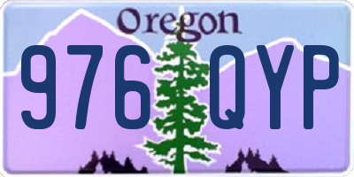 OR license plate 976QYP