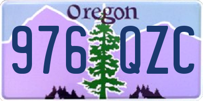 OR license plate 976QZC
