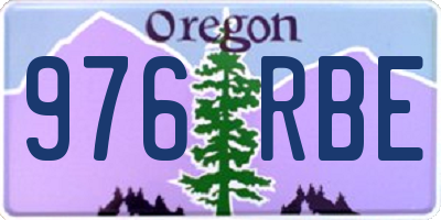OR license plate 976RBE