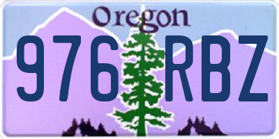 OR license plate 976RBZ