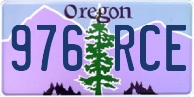 OR license plate 976RCE
