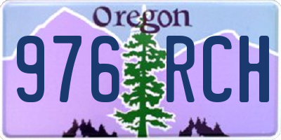 OR license plate 976RCH