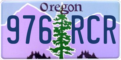 OR license plate 976RCR