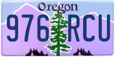 OR license plate 976RCU