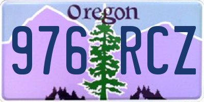 OR license plate 976RCZ