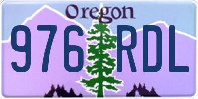 OR license plate 976RDL