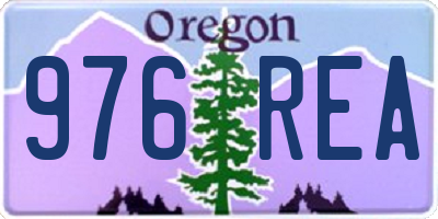 OR license plate 976REA