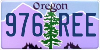 OR license plate 976REE