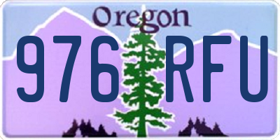 OR license plate 976RFU