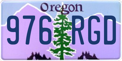 OR license plate 976RGD