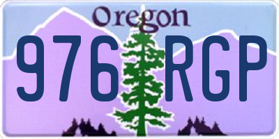 OR license plate 976RGP