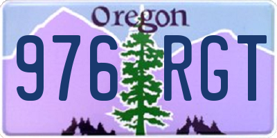 OR license plate 976RGT