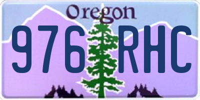OR license plate 976RHC