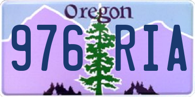 OR license plate 976RIA