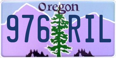 OR license plate 976RIL