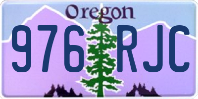 OR license plate 976RJC