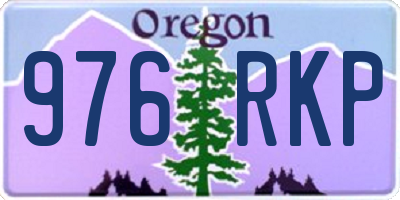 OR license plate 976RKP