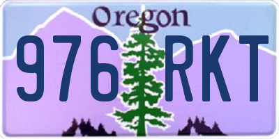 OR license plate 976RKT