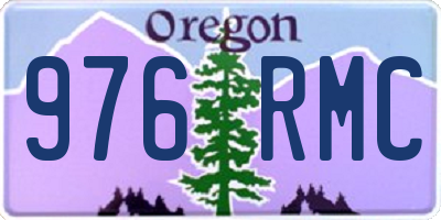 OR license plate 976RMC
