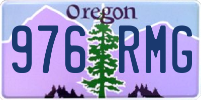 OR license plate 976RMG