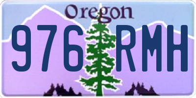 OR license plate 976RMH