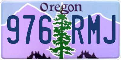 OR license plate 976RMJ
