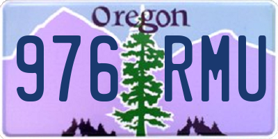 OR license plate 976RMU