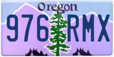 OR license plate 976RMX