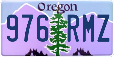 OR license plate 976RMZ