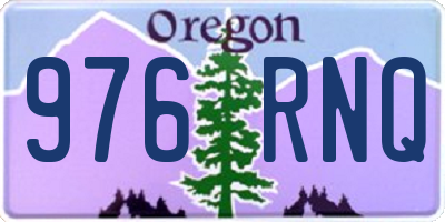 OR license plate 976RNQ