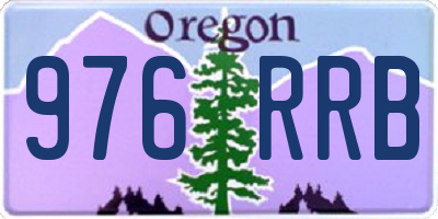 OR license plate 976RRB