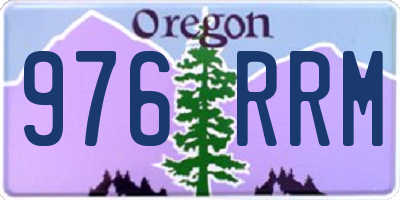 OR license plate 976RRM