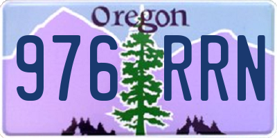 OR license plate 976RRN