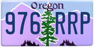 OR license plate 976RRP