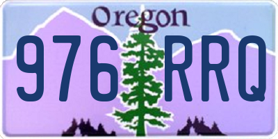 OR license plate 976RRQ